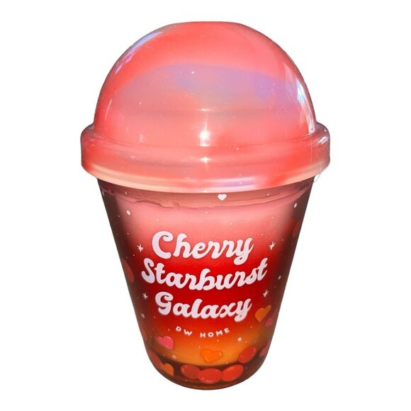 DW Home Cherry Starburst Galaxy Candle Cup 11.4 OZ Scented Single Wick NEW - Picture 1 of 5